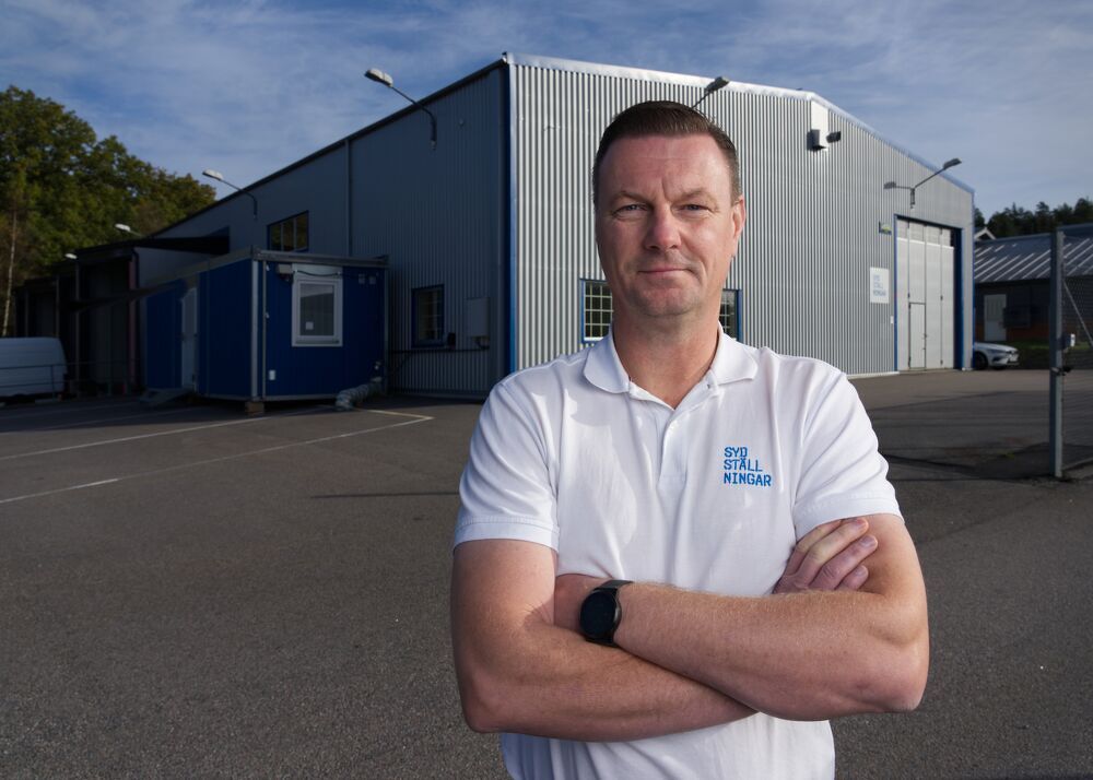 Tomas Engberg på depå.